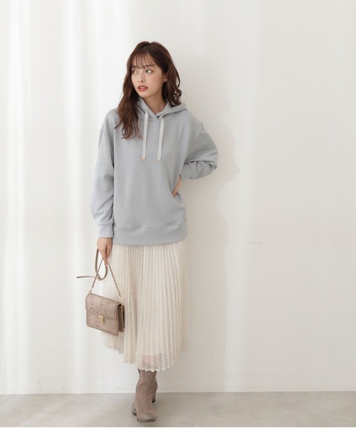 PROPORTION BODY DRESSING(プロポーションボディドレッシング)の「シアープリーツスカート / 1212120102(スカート・レディース・オフホワイト/ライトグリーン・SMALL/MEDIUM)」の3枚目の写真