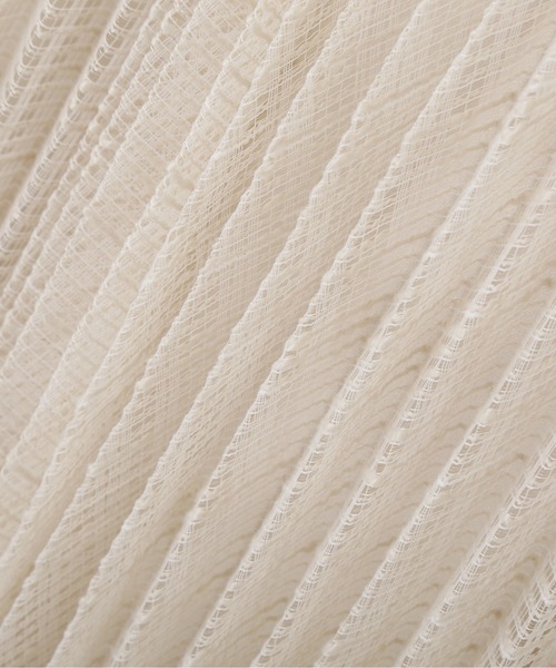 PROPORTION BODY DRESSING(プロポーションボディドレッシング)の「シアープリーツスカート / 1212120102(スカート・レディース・オフホワイト/ライトグリーン・SMALL/MEDIUM)」の10枚目の写真