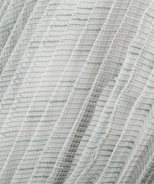 PROPORTION BODY DRESSING(プロポーションボディドレッシング)の「シアープリーツスカート / 1212120102(スカート・レディース・オフホワイト/ライトグリーン・SMALL/MEDIUM)」の12枚目の写真