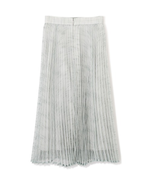 PROPORTION BODY DRESSING(プロポーションボディドレッシング)の「シアープリーツスカート / 1212120102(スカート・レディース・オフホワイト/ライトグリーン・SMALL/MEDIUM)」の14枚目の写真