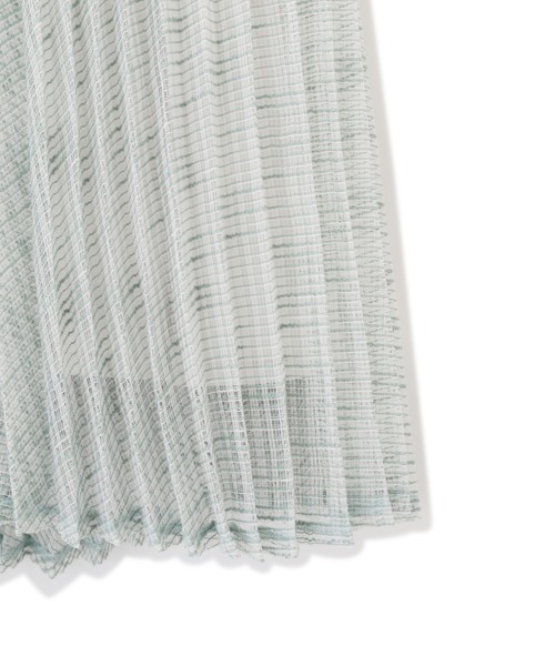 PROPORTION BODY DRESSING(プロポーションボディドレッシング)の「シアープリーツスカート / 1212120102(スカート・レディース・オフホワイト/ライトグリーン・SMALL/MEDIUM)」の17枚目の写真