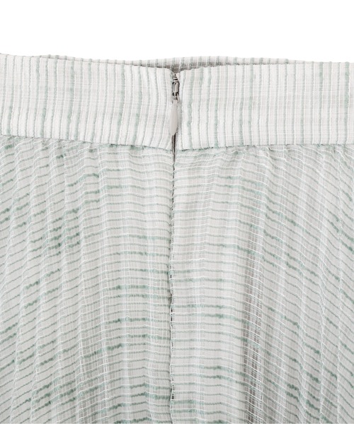 PROPORTION BODY DRESSING(プロポーションボディドレッシング)の「シアープリーツスカート / 1212120102(スカート・レディース・オフホワイト/ライトグリーン・SMALL/MEDIUM)」の18枚目の写真