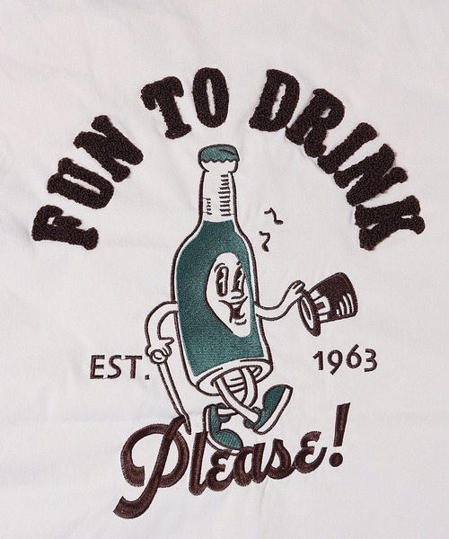 POWER TO THE PEOPLE(パワートゥーザピープル)の「POWER TO THE PEOPLE バック刺繍ゲーム半袖シャツ(シャツ/ブラウス・メンズ・チャコールグレー/サックスブルー/ブラウン/アイボリー・LL/L/M)」の7枚目の写真