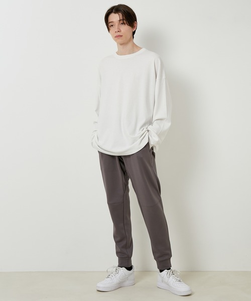 JUNRED(ジュンレッド)の「【 マシュマロタッチ 】エアウォームボンディングジョガーパンツ(その他パンツ・メンズ・チャコールグレー/ライトグレー/ブルー・LL/M/L)」の8枚目の写真