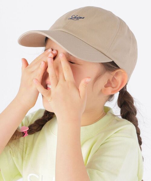 SHIPS(シップス)の「SHIPS KIDS:ワンポイント ロゴ キャップ(キャップ・キッズ・ベージュ/ピンク/ライトグリーン/ネイビー/イエロー・ONE SIZE)」の2枚目の写真