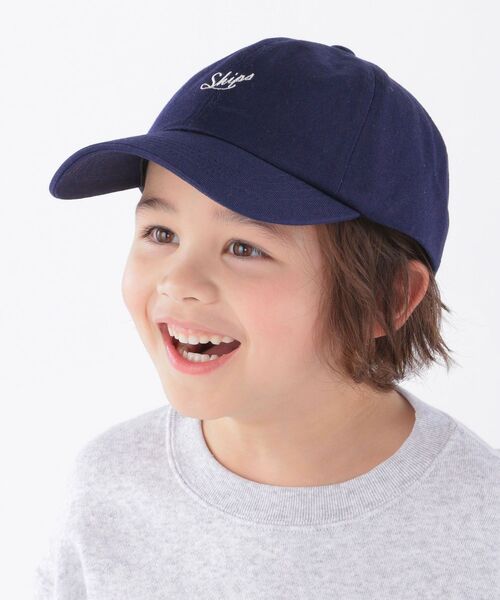 SHIPS(シップス)の「SHIPS KIDS:ワンポイント ロゴ キャップ(キャップ・キッズ・ベージュ/ピンク/ライトグリーン/ネイビー/イエロー・ONE SIZE)」の1枚目の写真