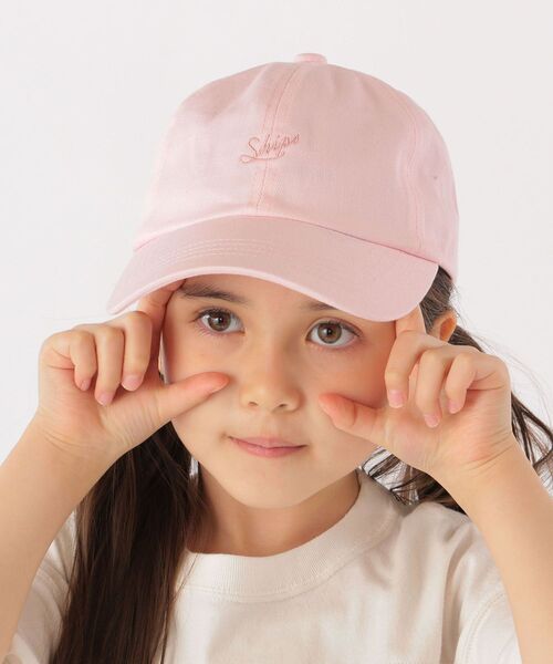 SHIPS(シップス)の「SHIPS KIDS:ワンポイント ロゴ キャップ(キャップ・キッズ・ベージュ/ピンク/ライトグリーン/ネイビー/イエロー・ONE SIZE)」の5枚目の写真