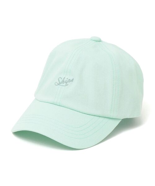 SHIPS(シップス)の「SHIPS KIDS:ワンポイント ロゴ キャップ(キャップ・キッズ・ベージュ/ピンク/ライトグリーン/ネイビー/イエロー・ONE SIZE)」の12枚目の写真