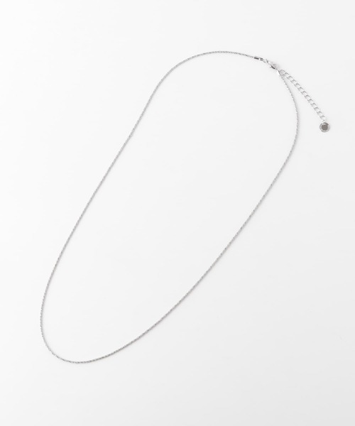 URBAN RESEARCH DOORS（アーバンリサーチドアーズ）の「ツイストチェーンロングネックレス（ネックレス・レディース・シルバー/ゴールド・ONE）」の3枚目の写真