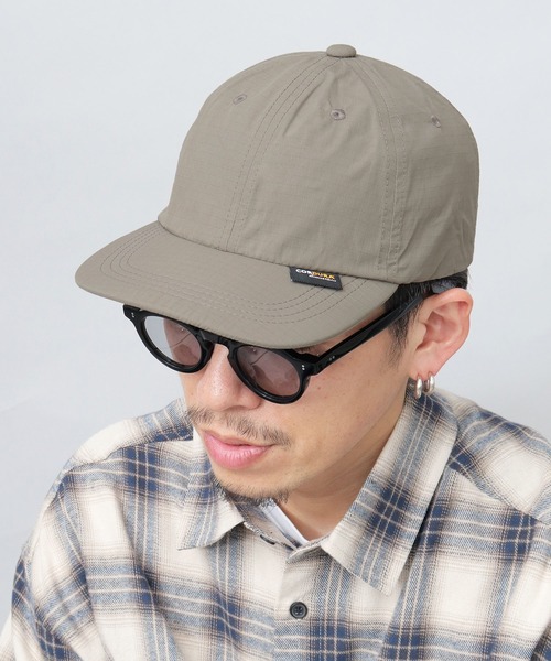 Basiquenti（ベーシックエンティ）の「CORDURA×オーガニックコットン（日本製生地） ソフトつば リップストップ ドローコードアジャスター キャンプキャップ（キャップ・メンズ・ブラック/ベージュ/グレー/カーキ・FREE）」の9枚目の写真
