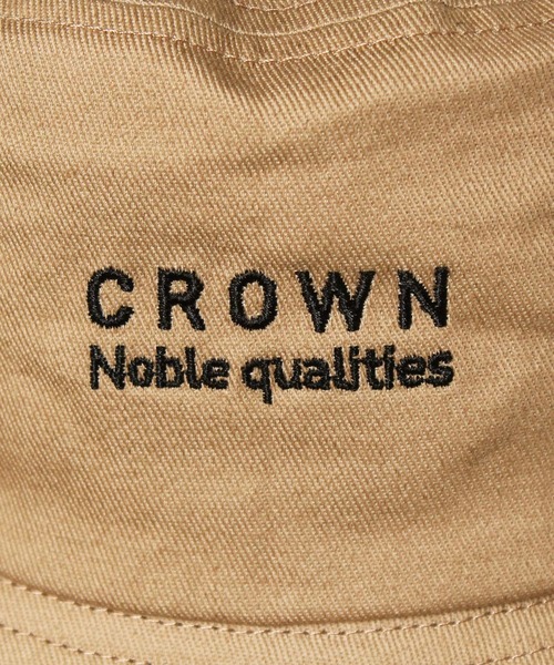 14+（イチヨンプラス）の「親子刺繍バケットハット（ハット・レディース・ブラック/ベージュ/オフホワイト・52cm/54cm/M/L/54㎝）」の7枚目の写真