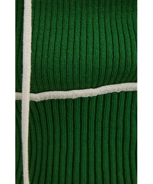 STYLEMIXER(スタイルミキサー)の「パイピングフォルムショートニット(ニット/セーター・レディース・ホワイト/ベージュ/グリーン・FREE)」の21枚目の写真