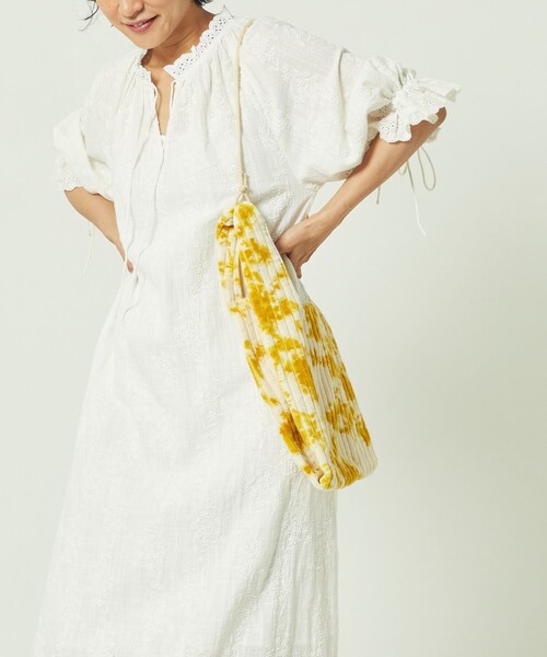 Freada/フリーダインド総刺繍パフスリーブワンピース