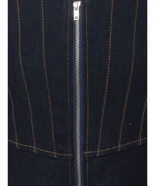 RESEXXY（リゼクシー）の「コルセットデニムワンピース（ジャンパースカート・レディース・ブラック/インディゴブルー/アイボリー・FREE）」の11枚目の写真