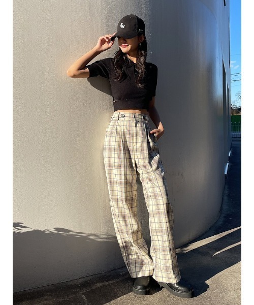 ENVYM（アンビー）の「ハーフスリーブポロＫＮＩＴ（ニット/セーター・レディース・ブラック/ホワイト/その他・FREE）」の12枚目の写真