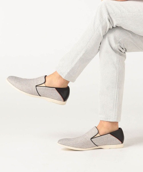 NICOLE CLUB FOR MEN（ニコルクラブフォーメン）の「ファブリックスリッポン（スリッポン・メンズ・ブラック/グレー/オフホワイト/ネイビー系・25.5cm/26.5cm/27.5cm）」の14枚目の写真