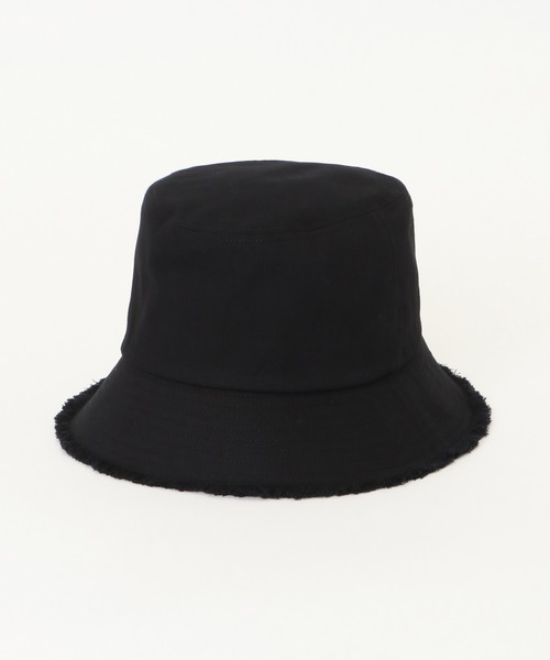 ikka（イッカ）の「UVフリンジバケットハット（ハット・レディース・ブラック/ベージュ/オフホワイト・FREE）」の9枚目の写真