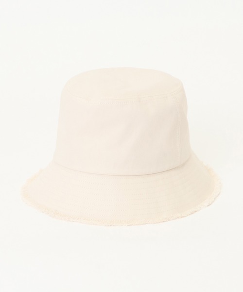 ikka（イッカ）の「UVフリンジバケットハット（ハット・レディース・ブラック/ベージュ/オフホワイト・FREE）」の6枚目の写真