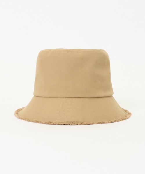 ikka（イッカ）の「UVフリンジバケットハット（ハット・レディース・ブラック/ベージュ/オフホワイト・FREE）」の8枚目の写真