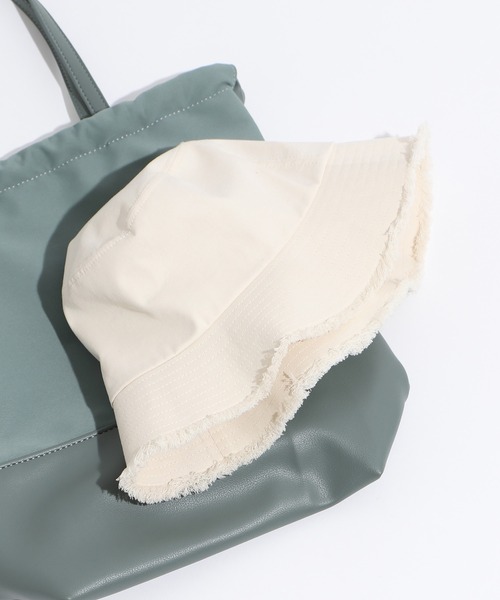 ikka（イッカ）の「UVフリンジバケットハット（ハット・レディース・ブラック/ベージュ/オフホワイト・FREE）」の18枚目の写真