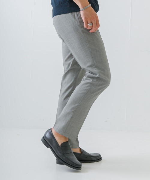 URBAN RESEARCH ROSSO MEN（アーバンリサーチロッソメン）の「『XLサイズあり』TWトロテーパードイージースラックス（スーツパンツ・メンズ・チャコールグレー/ストライプ/チェック・MEDIUM/LARGE/X-LARGE）」の11枚目の写真