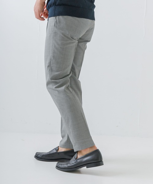 URBAN RESEARCH ROSSO MEN（アーバンリサーチロッソメン）の「『XLサイズあり』TWトロテーパードイージースラックス（スーツパンツ・メンズ・チャコールグレー/ストライプ/チェック・MEDIUM/LARGE/X-LARGE）」の12枚目の写真