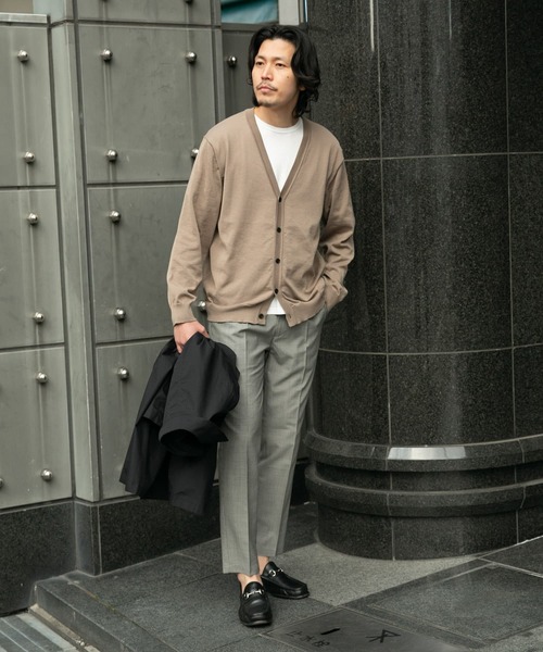 URBAN RESEARCH ROSSO MEN（アーバンリサーチロッソメン）の「『XLサイズあり』TWトロテーパードイージースラックス（スーツパンツ・メンズ・チャコールグレー/ストライプ/チェック・MEDIUM/LARGE/X-LARGE）」の17枚目の写真