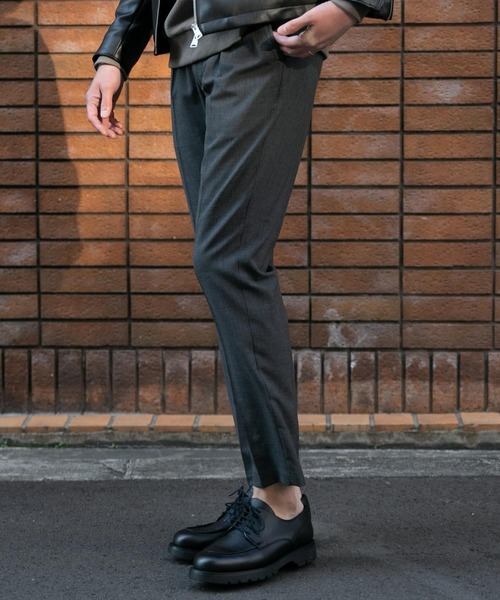 URBAN RESEARCH ROSSO MEN（アーバンリサーチロッソメン）の「『XLサイズあり』TWトロテーパードイージースラックス（スーツパンツ・メンズ・チャコールグレー/ストライプ/チェック・MEDIUM/LARGE/X-LARGE）」の19枚目の写真