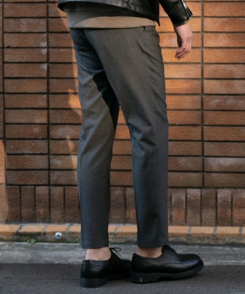 URBAN RESEARCH ROSSO MEN（アーバンリサーチロッソメン）の「『XLサイズあり』TWトロテーパードイージースラックス（スーツパンツ・メンズ・チャコールグレー/ストライプ/チェック・MEDIUM/LARGE/X-LARGE）」の20枚目の写真