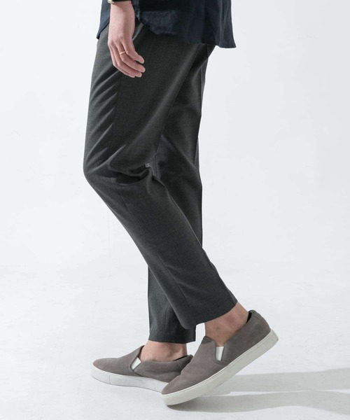 URBAN RESEARCH ROSSO MEN（アーバンリサーチロッソメン）の「『XLサイズあり』TWトロテーパードイージースラックス（スーツパンツ・メンズ・チャコールグレー/ストライプ/チェック・MEDIUM/LARGE/X-LARGE）」の22枚目の写真