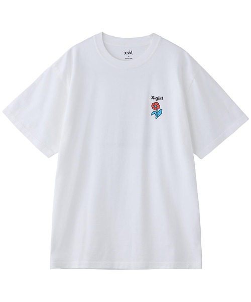 X-girl(エックスガール)の「MUSHROOM S/S TEE/マッシュルームプリント Tシャツ/半袖(Tシャツ/カットソー・レディース・ライトグリーン/ホワイト/チャコール・XL/M/S/L)」の8枚目の写真