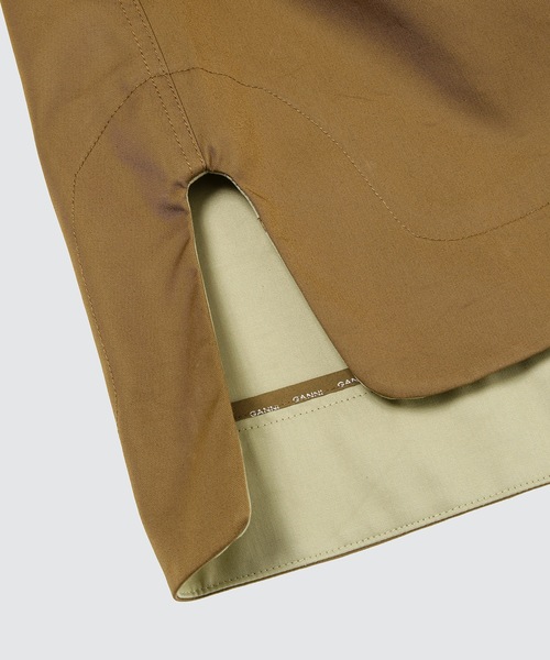 GANNI（ガニー）の「Double Twill（シャツ/ブラウス・レディース・ブラウン・36/34）」の5枚目の写真