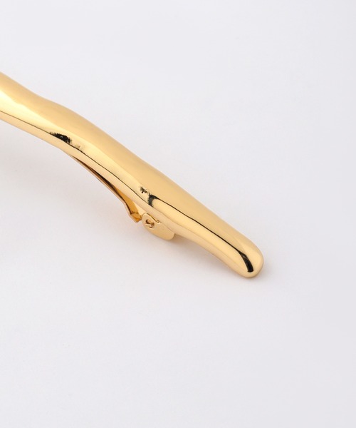 ANEMONE（アネモネ）の「ニュアンスメタルバレッタ（バレッタ/ヘアクリップ・レディース・ゴールド/シルバー・FREE）」の5枚目の写真