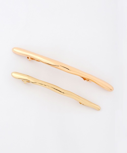 ANEMONE（アネモネ）の「ニュアンスメタルバレッタ（バレッタ/ヘアクリップ・レディース・ゴールド/シルバー・FREE）」の8枚目の写真