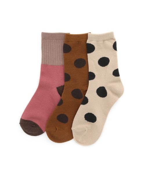 MAKE YOUR DAY（メイクユアデイ）の「MYDソックスセット（ソックス/靴下・キッズ・ライム/ブルー/ピンク/レッド/シルバーグレー/ラベンダー/オフホワイト/グリーン/モカ/ネイビー/パープル・24/15 /18/21）」の10枚目の写真