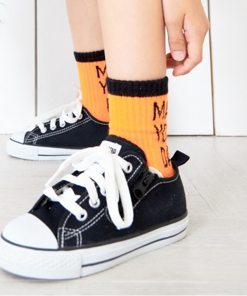 MAKE YOUR DAY（メイクユアデイ）の「MYDソックスセット（ソックス/靴下・キッズ・ライム/ブルー/ピンク/レッド/シルバーグレー/ラベンダー/オフホワイト/グリーン/モカ/ネイビー/パープル・24/15 /18/21）」の18枚目の写真
