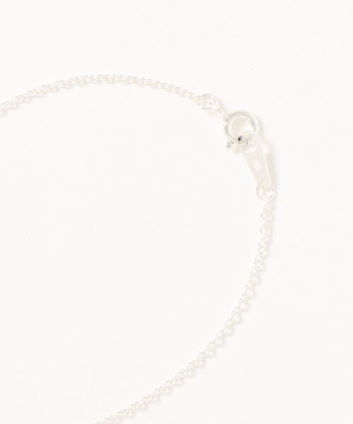 con affetto(original)（コン アフェット）の「シルバー925ターコイズフェザーネックレス（ネックレス・メンズ・シルバー・40cm/45cm/50cm）」の2枚目の写真