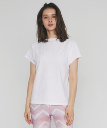 Julier プライムフレックスサイドスリットTシャツ/UVカット・吸汗速乾・ホットヨガ対応
