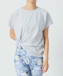 Julier プライムフレックスサイドスリットTシャツ/UVカット・吸汗速乾・ホットヨガ対応