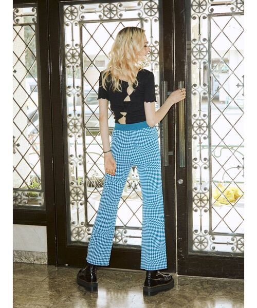 jouetie（ジュエティ）の「ジャガードニットフレアパンツ（その他パンツ・レディース・ブラック/ブルー/グリーン・MEDIUM）」の10枚目の写真