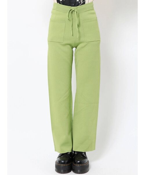 jouetie（ジュエティ）の「ジャガードニットフレアパンツ（その他パンツ・レディース・ブラック/ブルー/グリーン・MEDIUM）」の17枚目の写真