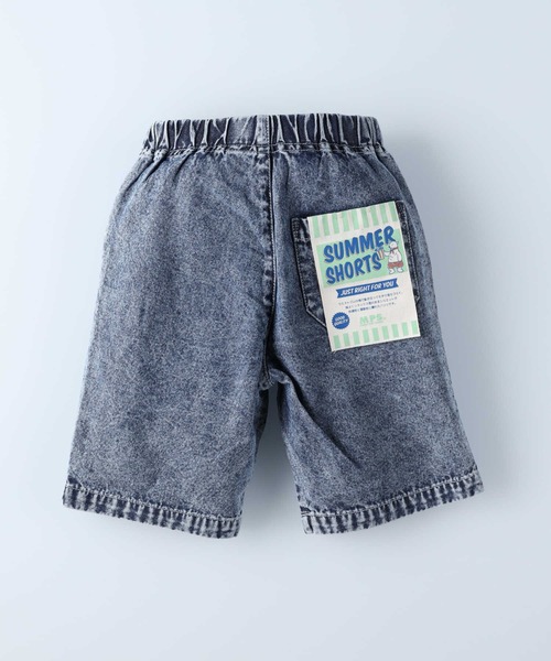 MPS(エムピーエス)の「【接触冷感】【MPS】デニムショートパンツ(デニムパンツ・キッズ・ブルー/ライトインディゴブルー/ダークインディゴブルー/ブラック・105/120/130/140/150)」の21枚目の写真