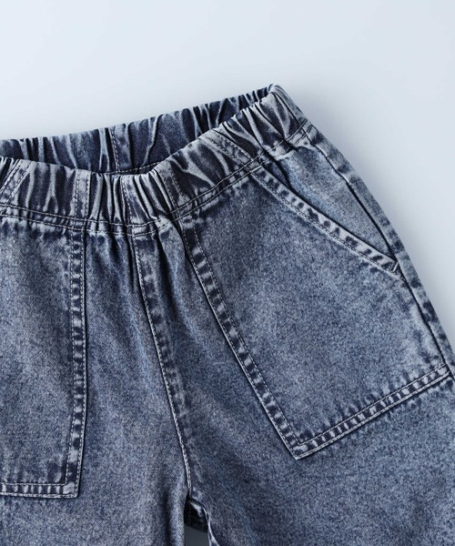 MPS(エムピーエス)の「【接触冷感】【MPS】デニムショートパンツ(デニムパンツ・キッズ・ブルー/ライトインディゴブルー/ダークインディゴブルー/ブラック・105/120/130/140/150)」の18枚目の写真