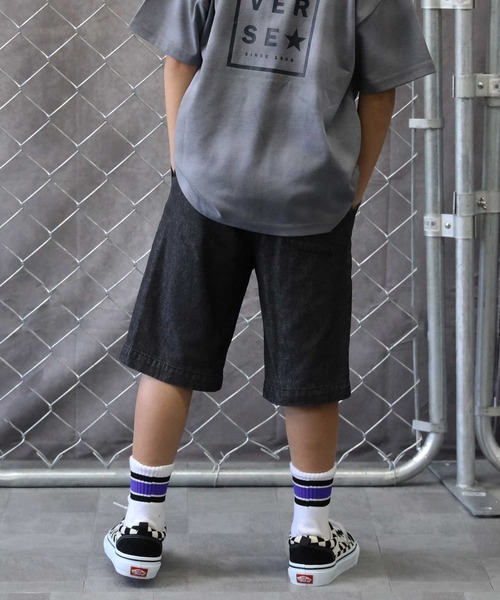 MPS(エムピーエス)の「【接触冷感】【MPS】デニムショートパンツ(デニムパンツ・キッズ・ブルー/ライトインディゴブルー/ダークインディゴブルー/ブラック・105/120/130/140/150)」の8枚目の写真