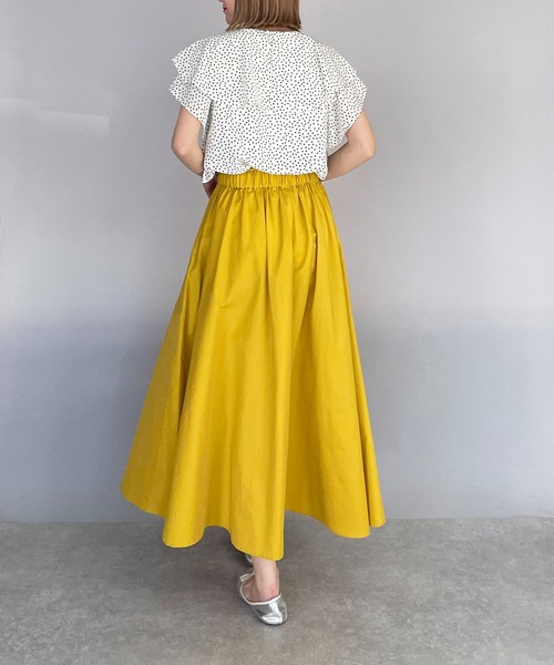 PICCIN（ピッチン）の「ラッフルカラードットブラウス（シャツ/ブラウス・レディース・ネイビー/オフホワイト/ブラック・M）」の11枚目の写真