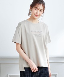 【UVカット・接触冷感】オーガニックコットンロゴプリントTシャツ