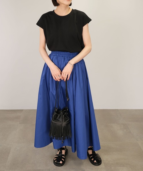 ＡＮＤＪ（アンドジェイ）の「タフタマキシフレアスカート（スカート・レディース・ブラック/ピンク/イエロー系その他/ブルー/グリーン・M）」の22枚目の写真