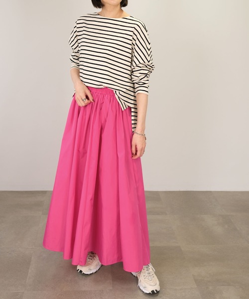 ＡＮＤＪ（アンドジェイ）の「タフタマキシフレアスカート（スカート・レディース・ブラック/ピンク/イエロー系その他/ブルー/グリーン・M）」の19枚目の写真