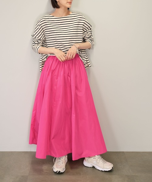 ＡＮＤＪ（アンドジェイ）の「タフタマキシフレアスカート（スカート・レディース・ブラック/ピンク/イエロー系その他/ブルー/グリーン・M）」の20枚目の写真