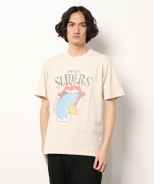 roial(ロイアル)の「DESIGN TEE/ROIAL(ロイアル)半袖Tシャツ(Tシャツ/カットソー・メンズ・ナチュラル/ブラック/ネイビー・LARGE/MEDIUM)」の3枚目の写真